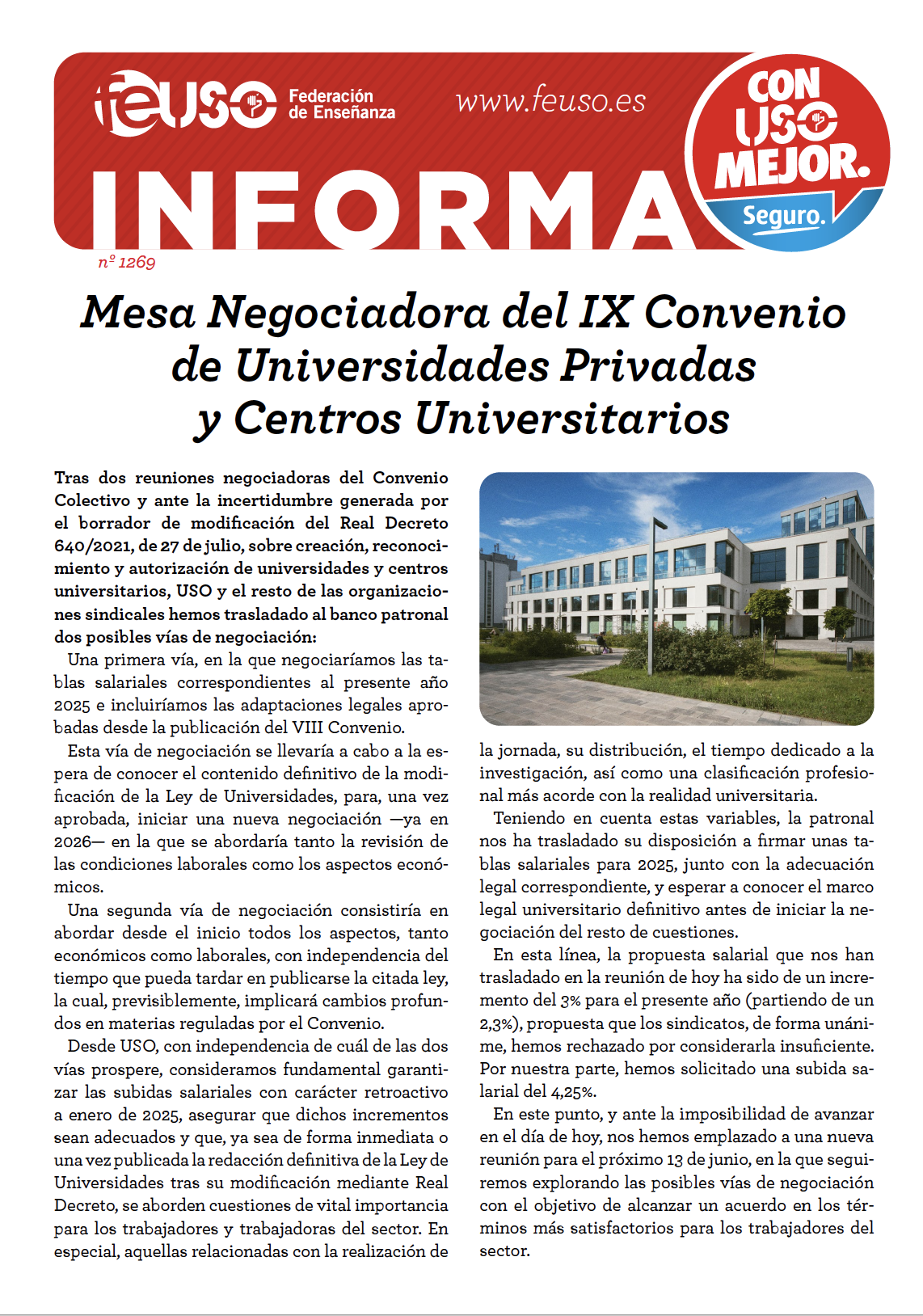 FEUSO informa
