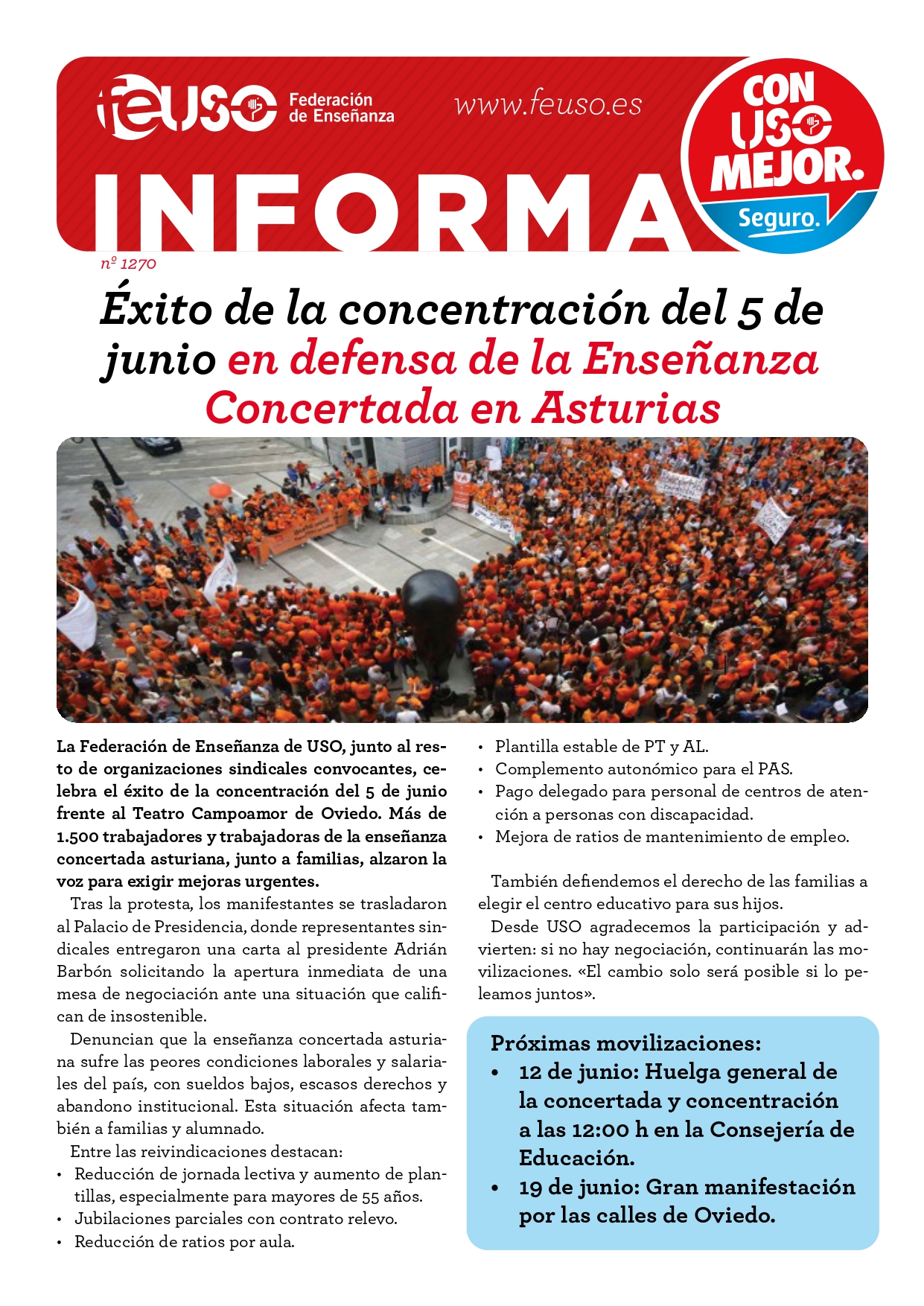 FEUSO informa