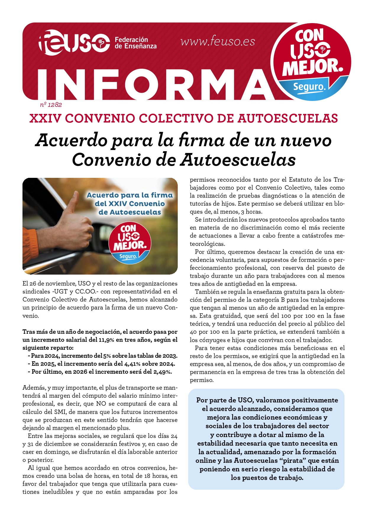 FEUSO informa